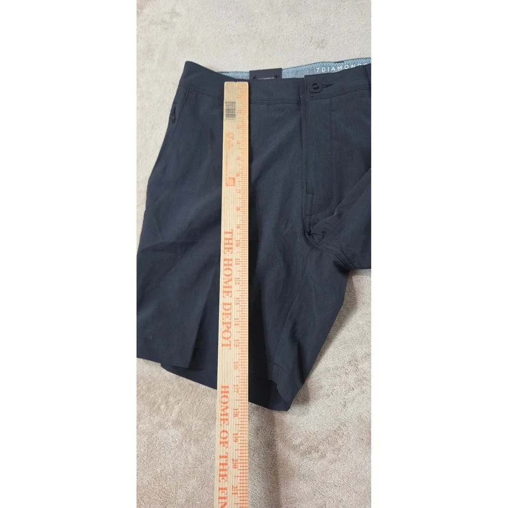 7 Diamonds aeroplane Performance Shorts Mens 31 Charcoal Gray 7
